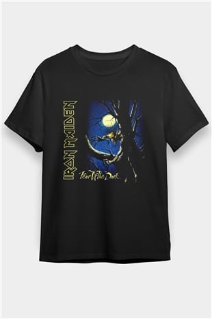 Iron Maiden Siyah Unisex Tişört T-Shirt - TişörtFabrikası