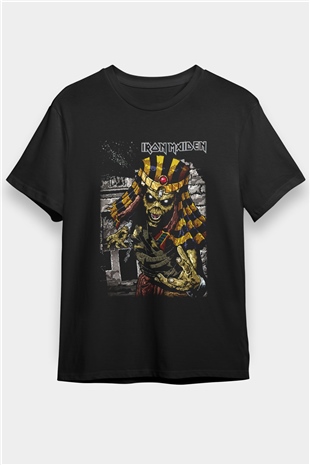 Iron Maiden Siyah Unisex Tişört T-Shirt - TişörtFabrikası