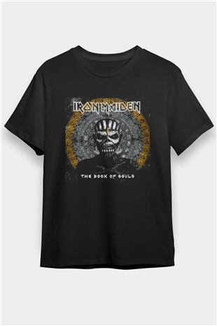 Iron Maiden The Book Of Souls Siyah Unisex Tişört T-Shirt - TişörtFabrikası
