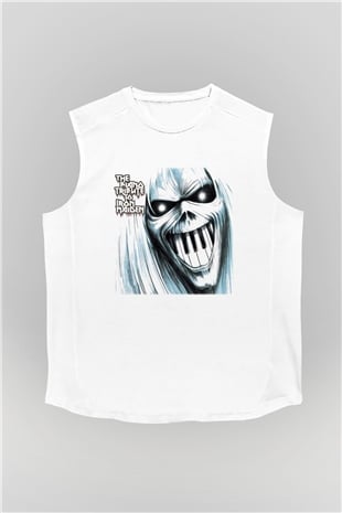 Iron Maiden The Tribute To İron Maiden Beyaz Unisex Kolsuz Tişört