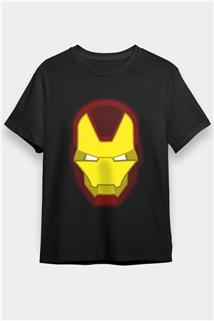 Iron Man Siyah Unisex Tişört T-Shirt