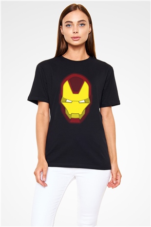 Iron Man Siyah Unisex Tişört T-Shirt