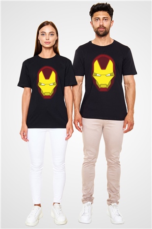 Iron Man Siyah Unisex Tişört T-Shirt