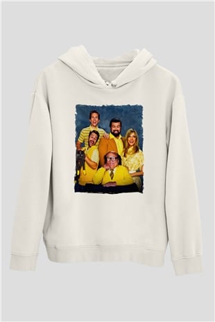Its Always Sunny in Philadelphia Beyaz Unisex Hoodie