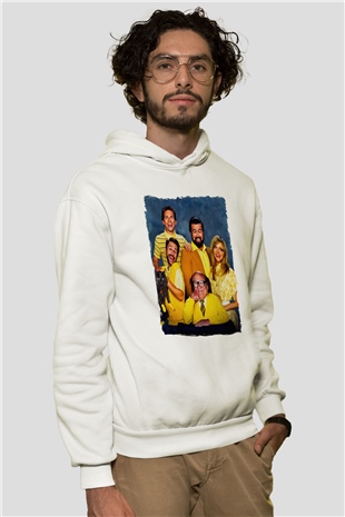 Its Always Sunny in Philadelphia Beyaz Unisex Hoodie