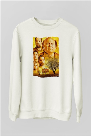 Its Always Sunny in Philadelphia Beyaz Unisex Sweatshirt