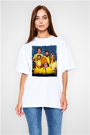 Its Always Sunny in Philadelphia Beyaz Oversize Tişört Oversize T-shirt