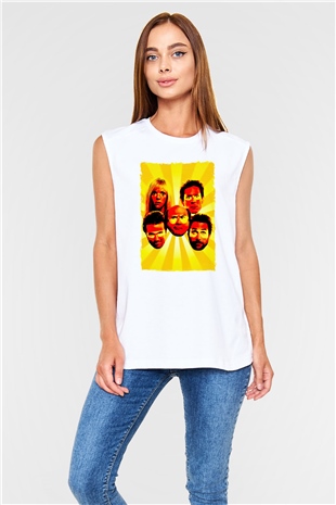 Its Always Sunny in Philadelphia Beyaz Unisex Kolsuz Tişört