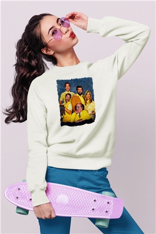 Its Always Sunny in Philadelphia Beyaz Unisex Sweatshirt