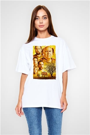 Its Always Sunny in Philadelphia Beyaz Oversize Tişört Oversize T-shirt