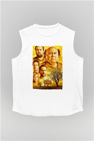 Its Always Sunny in Philadelphia Beyaz Unisex Kolsuz Tişört