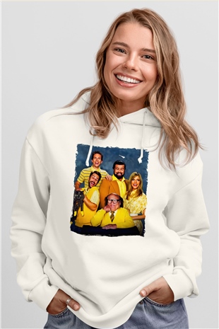 Its Always Sunny in Philadelphia Beyaz Unisex Hoodie