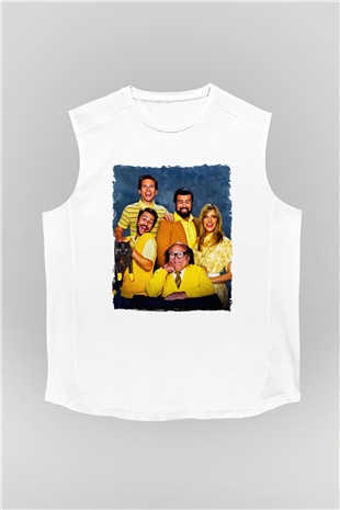 Its Always Sunny in Philadelphia Beyaz Unisex Kolsuz Tişört