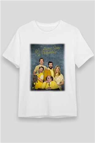 Its Always Sunny in Philadelphia Beyaz Unisex Tişört T-Shirt