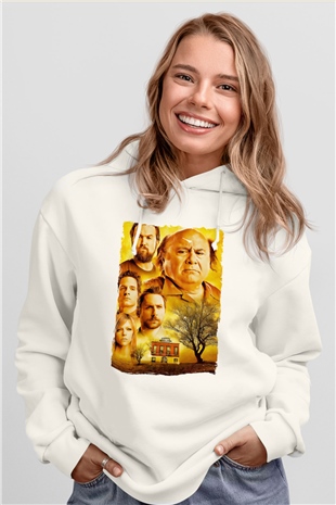 Its Always Sunny in Philadelphia Beyaz Unisex Hoodie