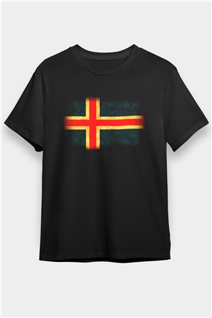 İzlanda Siyah Unisex Tişört T-Shirt - TişörtFabrikası