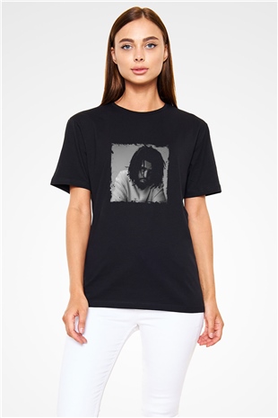J. Cole Baskılı Unisex Siyah Tişört