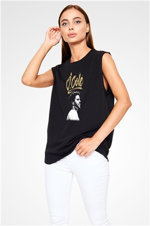 J. Cole Siyah Unisex Kolsuz Tişört