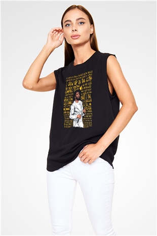 J. Cole Siyah Unisex Kolsuz Tişört