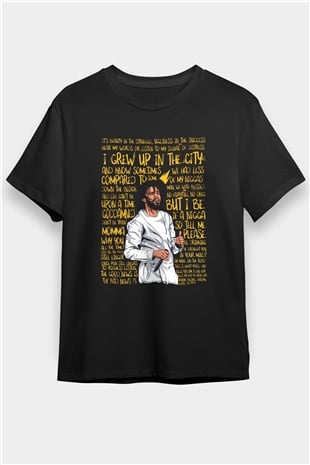 J. Cole Siyah Unisex Tişört T-Shirt - TişörtFabrikası