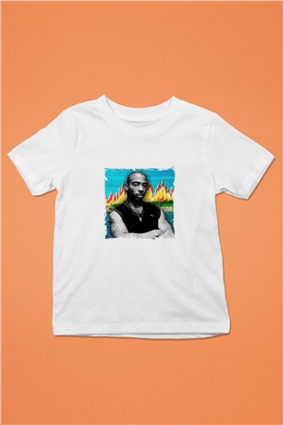 Ja Rule Baskılı Unisex Beyaz Çocuk Tişört