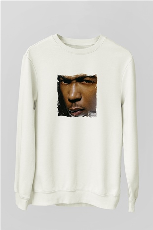 Ja Rule Baskılı Unisex Beyaz Sweatshirt