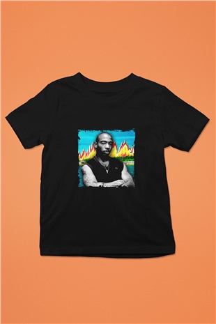 Ja Rule Baskılı Unisex Siyah Çocuk Tişört