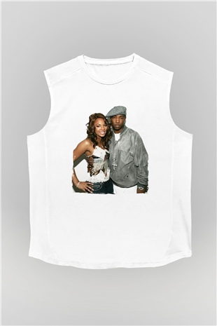 Ja Rule Beyaz Unisex Kolsuz Tişört