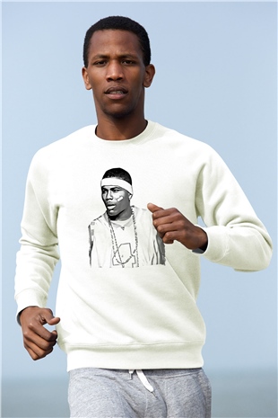 Ja Rule Beyaz Unisex Sweatshirt
