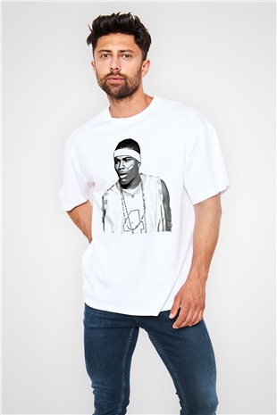 Ja Rule Beyaz Unisex Tişört T-Shirt - TişörtFabrikası