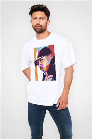 Ja Rule Beyaz Oversize Tişört Oversize T-shirt - TişörtFabrikası