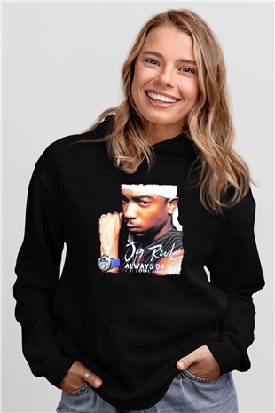 Ja Rule Siyah Unisex Kapüşonlu Sweatshirt