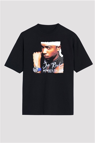 Ja Rule Siyah Oversize Tişört Oversize T-shirt - TişörtFabrikası