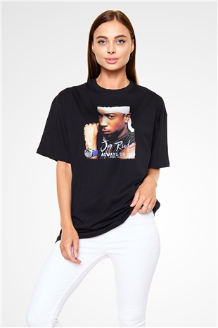 Ja Rule Siyah Oversize Tişört Oversize T-shirt - TişörtFabrikası