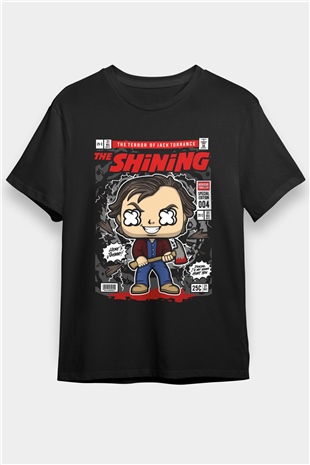 Jack Torrance Baskılı Unisex Siyah Tişört