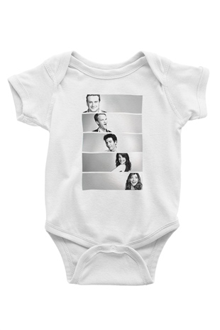 Jackass Baskılı Beyaz Unisex Bebek Body - Zıbın
