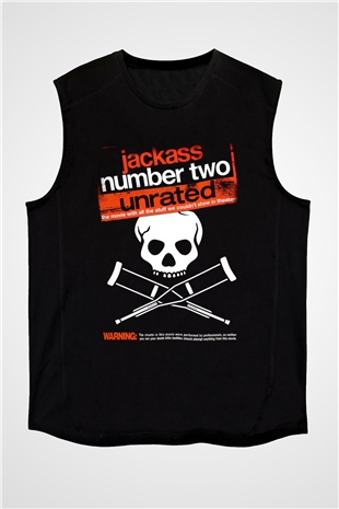 Jackass Siyah Unisex Kolsuz Tişört