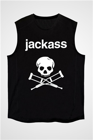 Jackass Siyah Unisex Kolsuz Tişört