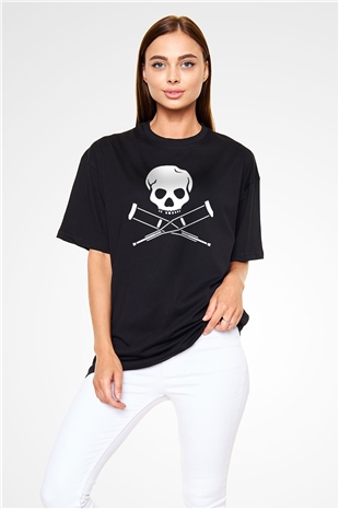 Jackass Siyah Unisex Oversize Tişört T-Shirt