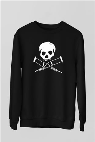 Jackass Siyah Unisex Sweatshirt