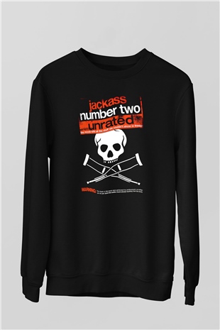 Jackass Siyah Unisex Sweatshirt