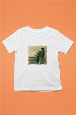 James Brown Baskılı Unisex Beyaz Çocuk Tişört
