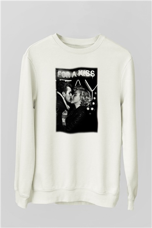 James Dean Beyaz Unisex Sweatshirt
