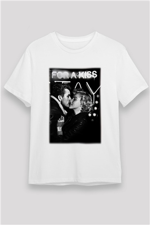 James Dean Beyaz Unisex Tişört T-Shirt - TişörtFabrikası
