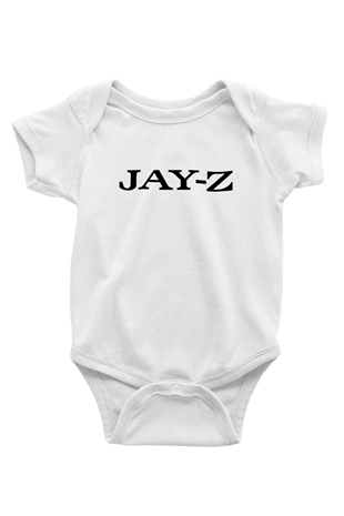 Jay-Z Beyaz Bebek Body - Zıbın