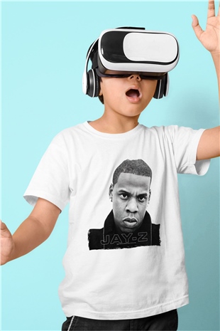 Jay-Z Beyaz Unisex Çocuk Tişört
