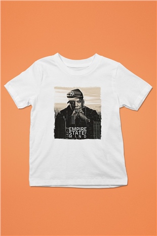 Jay-Z Beyaz Unisex Çocuk Tişört