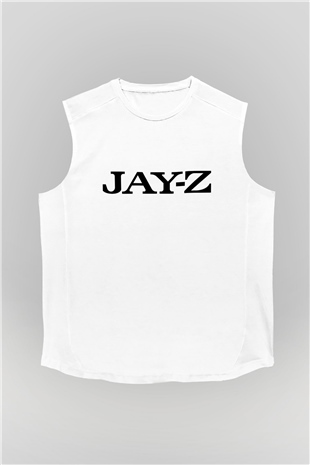 Jay-Z Beyaz Unisex Kolsuz Tişört