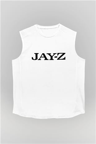 Jay-Z Beyaz Unisex Kolsuz Tişört