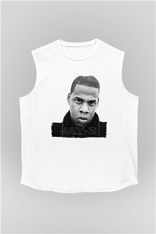 Jay-Z Beyaz Unisex Kolsuz Tişört